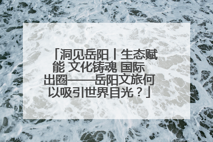 洞见岳阳丨生态赋能 文化铸魂 国际出圈——岳阳文旅何以吸引世界目光？
