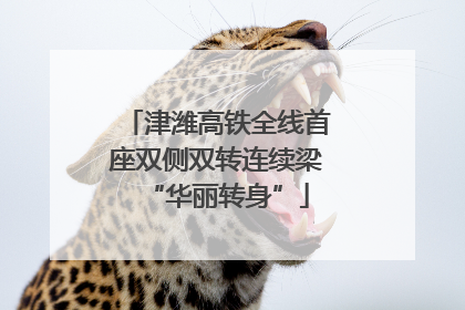 津潍高铁全线首座双侧双转连续梁“华丽转身”
