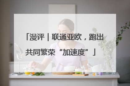 漫评｜联通亚欧，跑出共同繁荣“加速度”