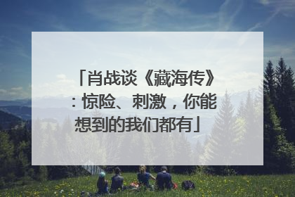 肖战谈《藏海传》：惊险、刺激，你能想到的我们都有