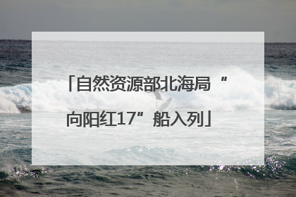 自然资源部北海局“向阳红17”船入列