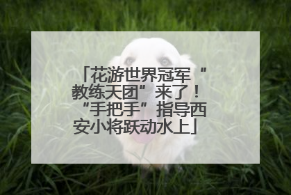花游世界冠军“教练天团”来了！“手把手”指导西安小将跃动水上