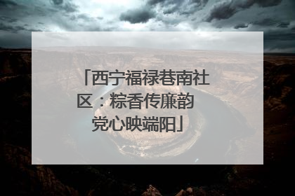 西宁福禄巷南社区：粽香传廉韵 党心映端阳