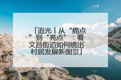 追光丨从“痛点”到“亮点”：看文昌街道如何绣出村居发展新图景