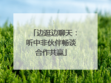边逛边聊天：听中非伙伴畅谈合作共赢