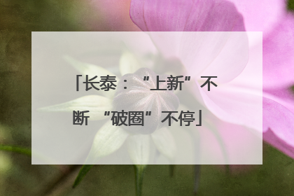 长泰：“上新”不断 “破圈”不停