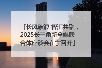 长风破浪 智汇共融，2025长三角新全媒联合体座谈会在宁召开