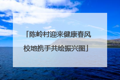 陈岭村迎来健康春风 校地携手共绘振兴图
