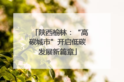 陕西榆林：“高碳城市”开启低碳发展新篇章