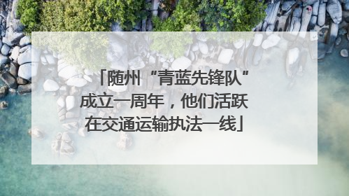 随州“青蓝先锋队”成立一周年，他们活跃在交通运输执法一线