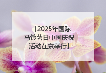 2025年国际马铃薯日中国庆祝活动在京举行
