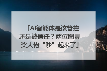 AI智能体是该管控还是被信任？两位图灵奖大佬“吵”起来了